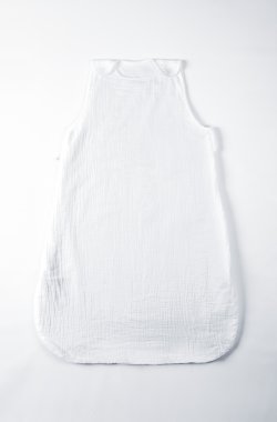 Summer sleeping bag in Organic Cotton gauze with matching pouch