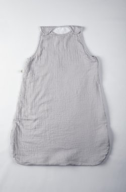 Summer sleeping bag in Organic Cotton gauze with matching pouch
