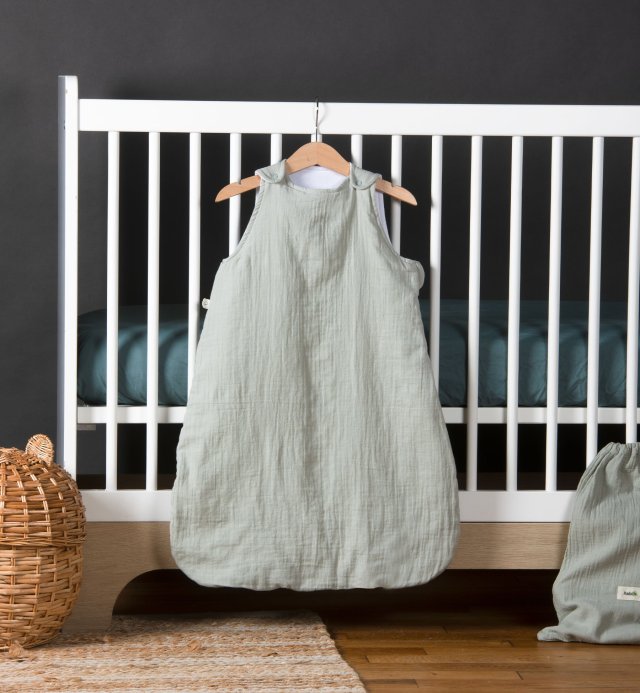 Saco de dormir de inverno TOG 2.5 em gaze de algodão orgânico - 4 cores