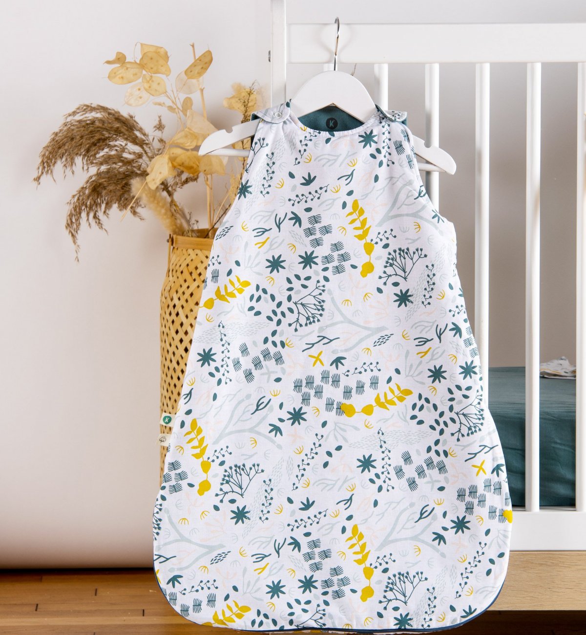 Winterschlafsack aus Bio-Baumwolle mit Yukari-Print