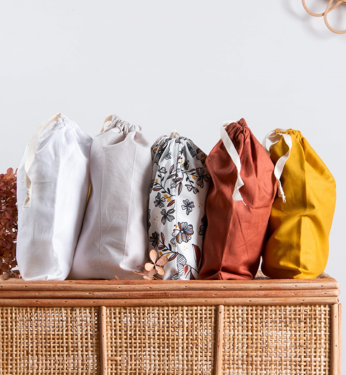 Drap plat à fleur pour lit bébé