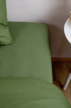Singolo Cotone 80 x 210 cm Bianco Bed-Fashion Topper Lenzuolo con Angoli 