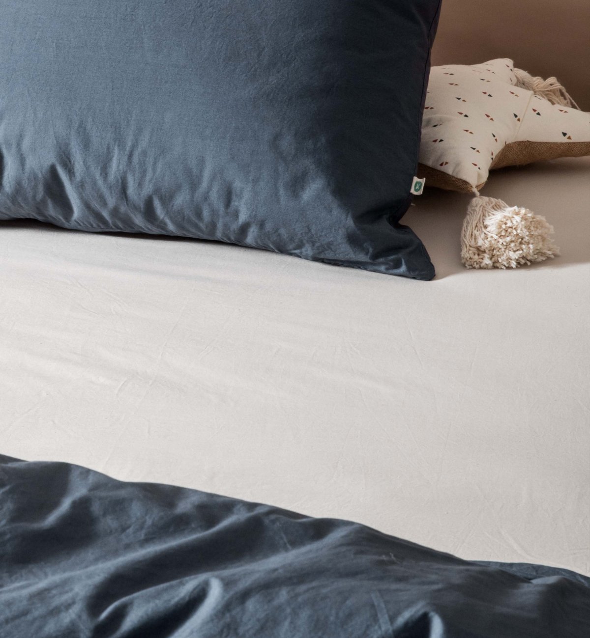 Folha Percale Fitted de Algodão Orgânico para Adultos