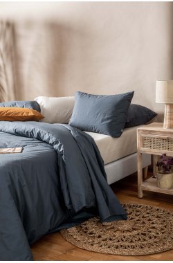 Spannbettlaken aus gewaschenem Bio-Baumwoll-Perkal - Einzelbett
