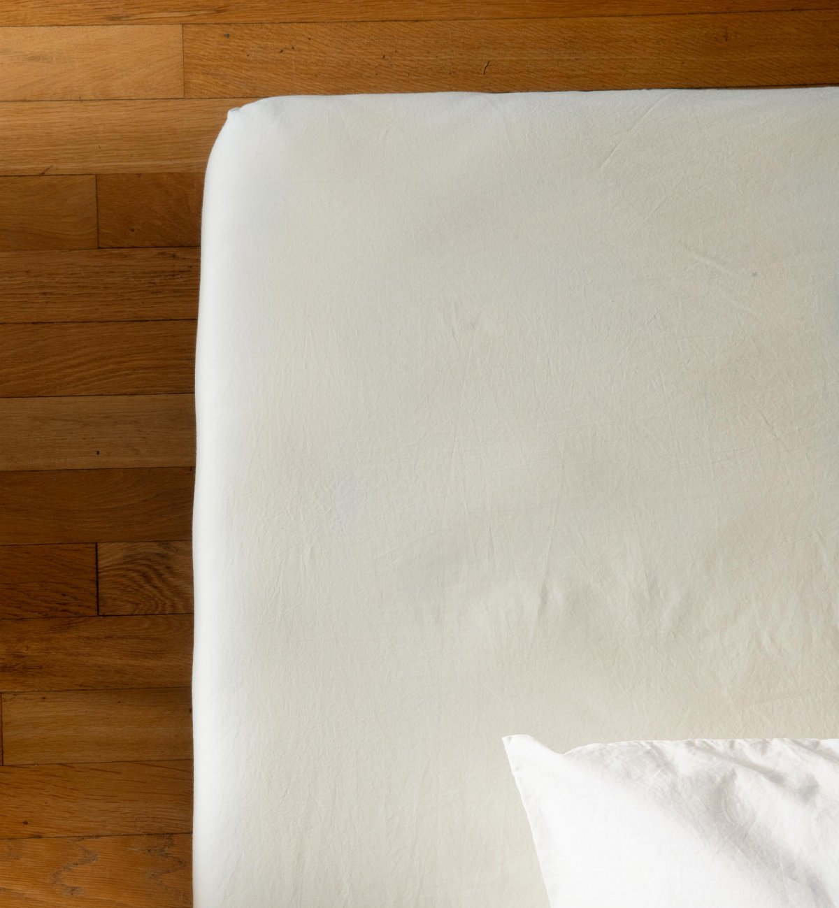 Organic Cotton Percale Fitted Sheet for Adults