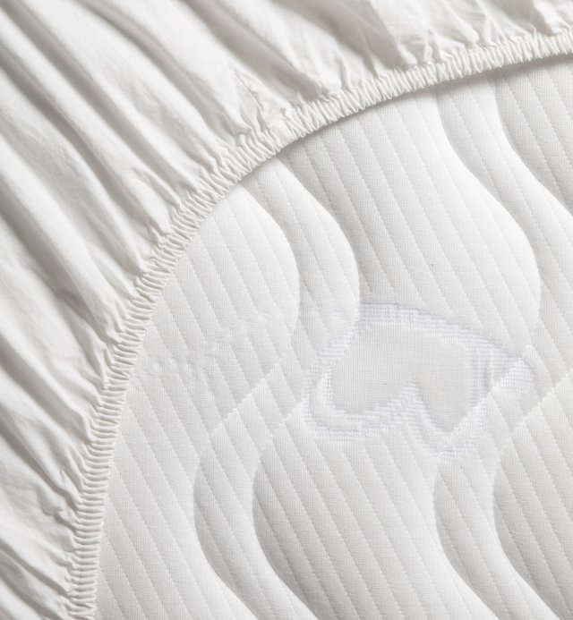 Drap-housse en Percale de Coton Bio lavé - lit 1 personne