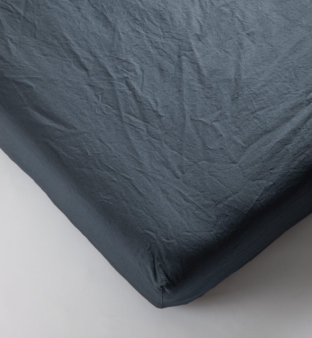 Fitted sheet in Organic Cotton Percale washed child