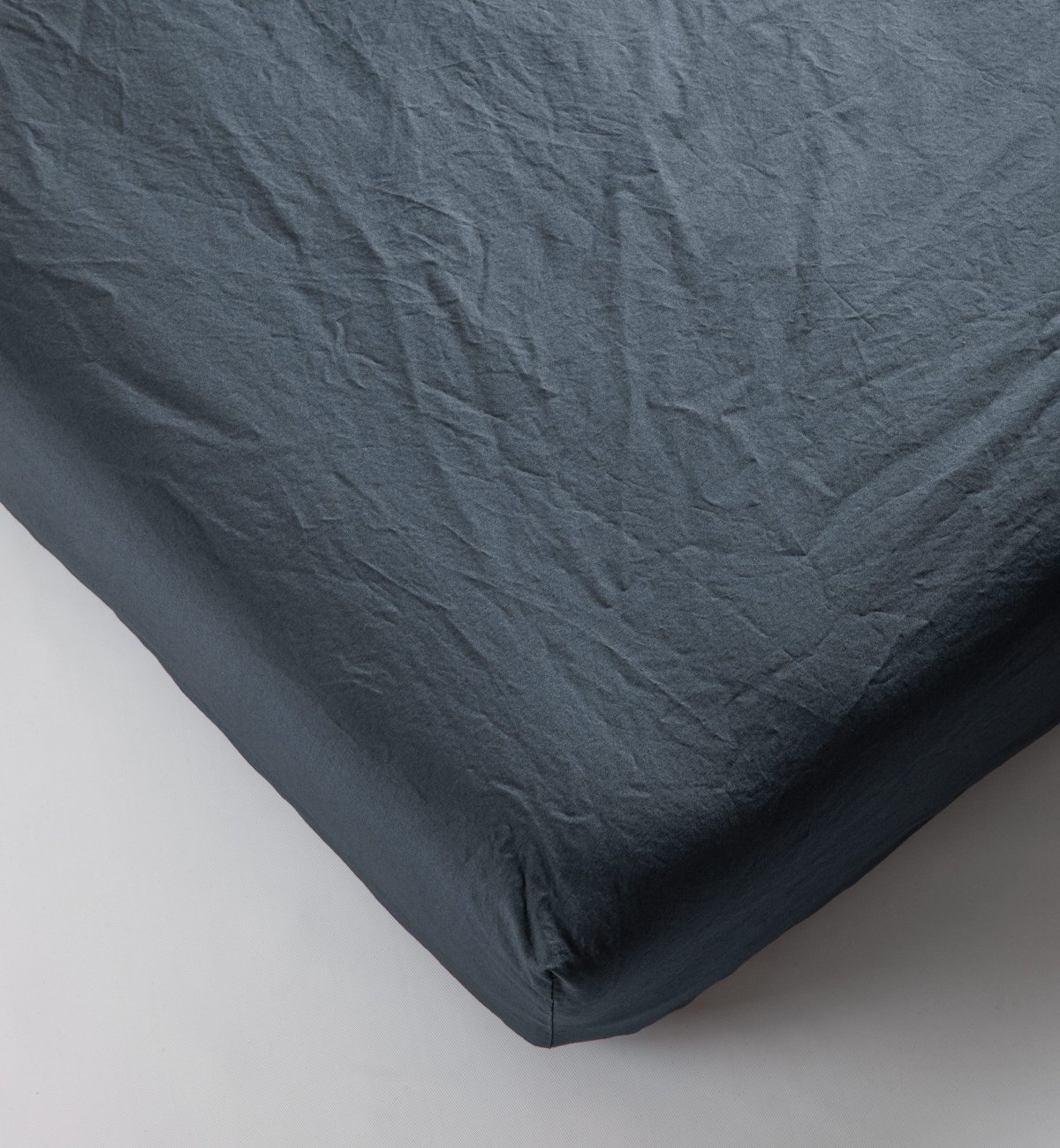 Drap-housse en Percale de Coton Bio lavé - lit 1 personne