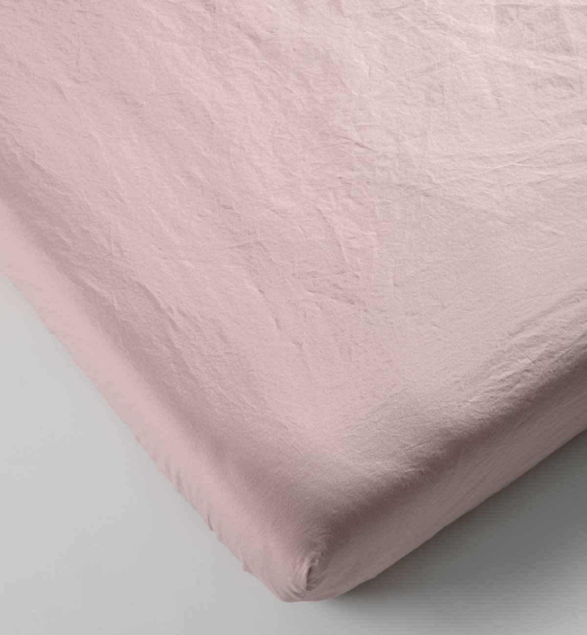 Spannbetttuch aus Perkal aus gewaschener Bio-Baumwolle Kind