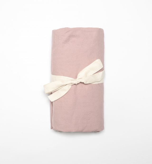 Fitted sheet in Organic Cotton Percale washed child