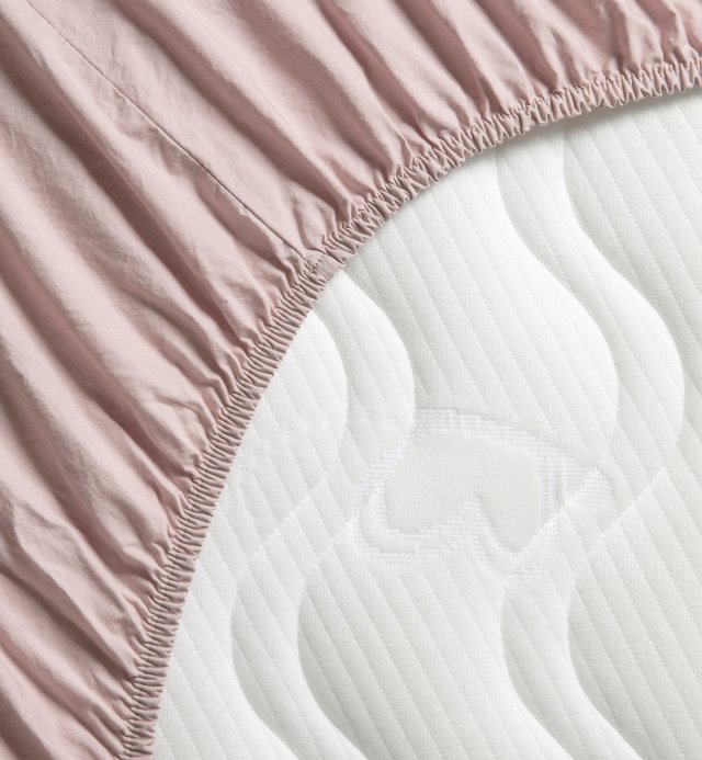 Drap-housse en Percale de Coton Bio lavé - lit 1 personne