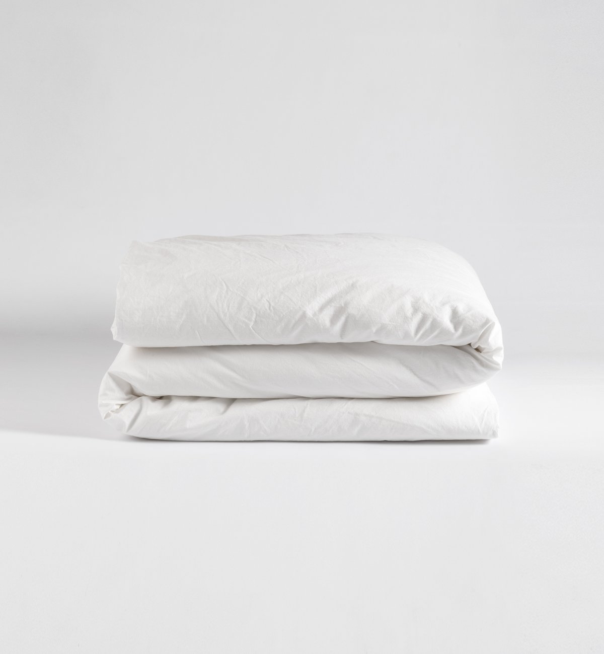 Housse de couette en Percale de Coton Bio lavé pour lit 1 personne