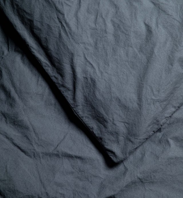 Duvet cover in washed Organic Cotton Percale for single bed 140x200cm