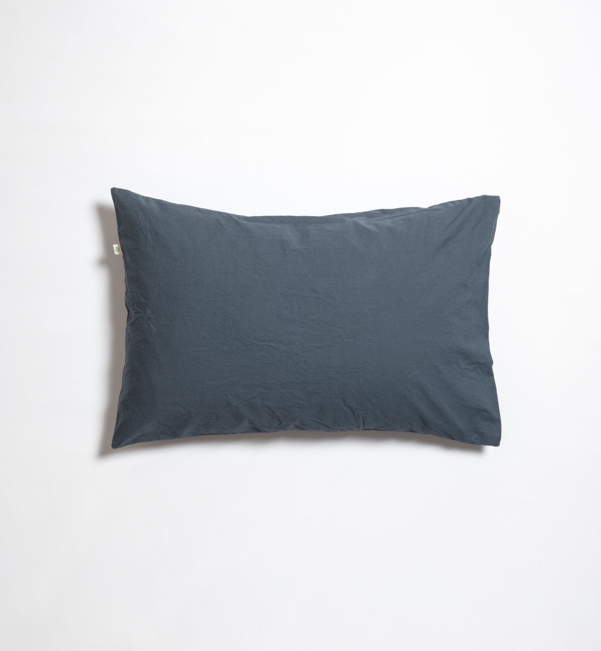 Pillowcase in washed Organic Cotton percale