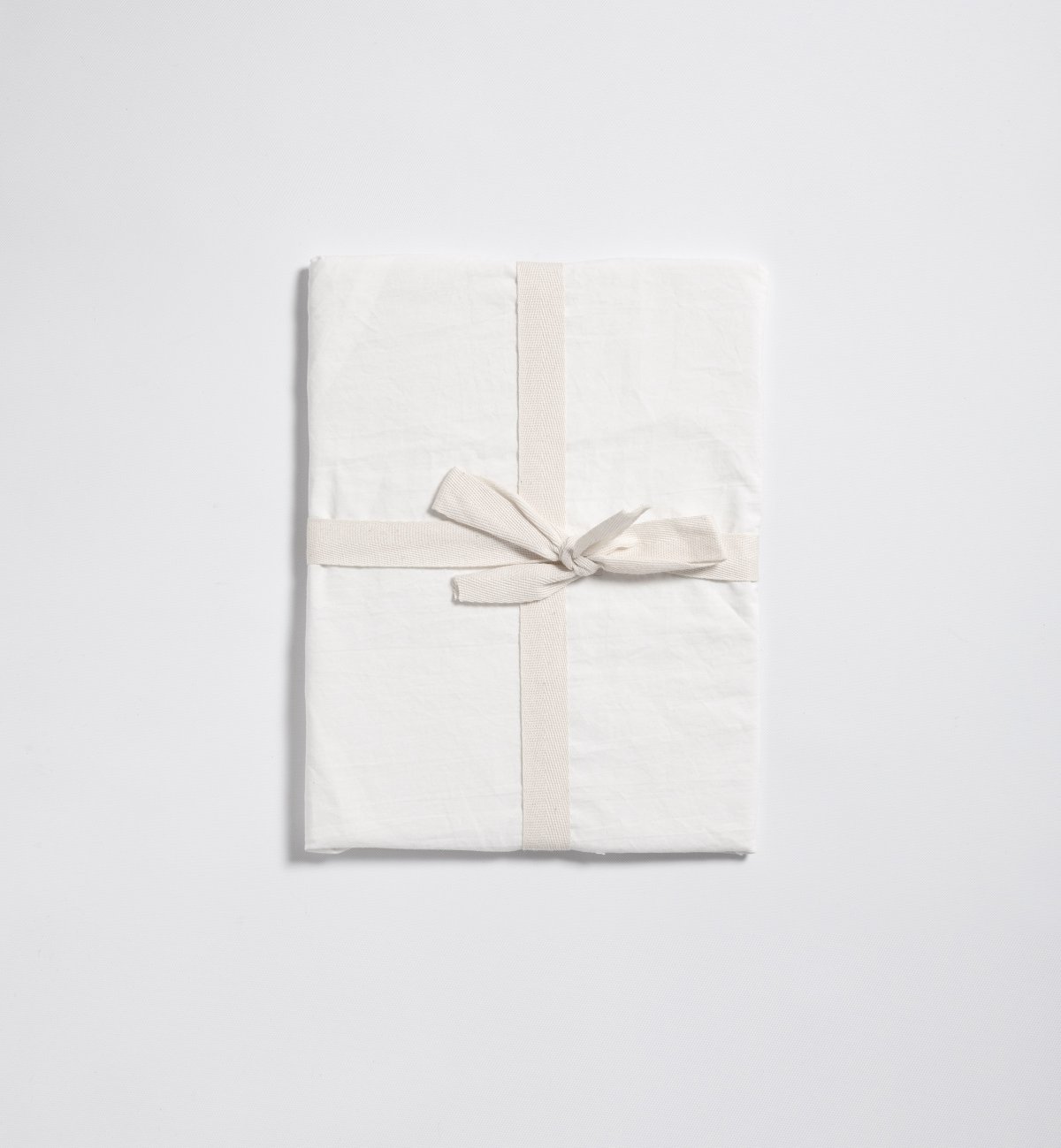 Pillowcase in washed Organic Cotton percale
