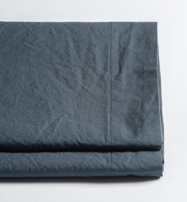 Biologisch Katoen Percale Adult plat laken gewassen