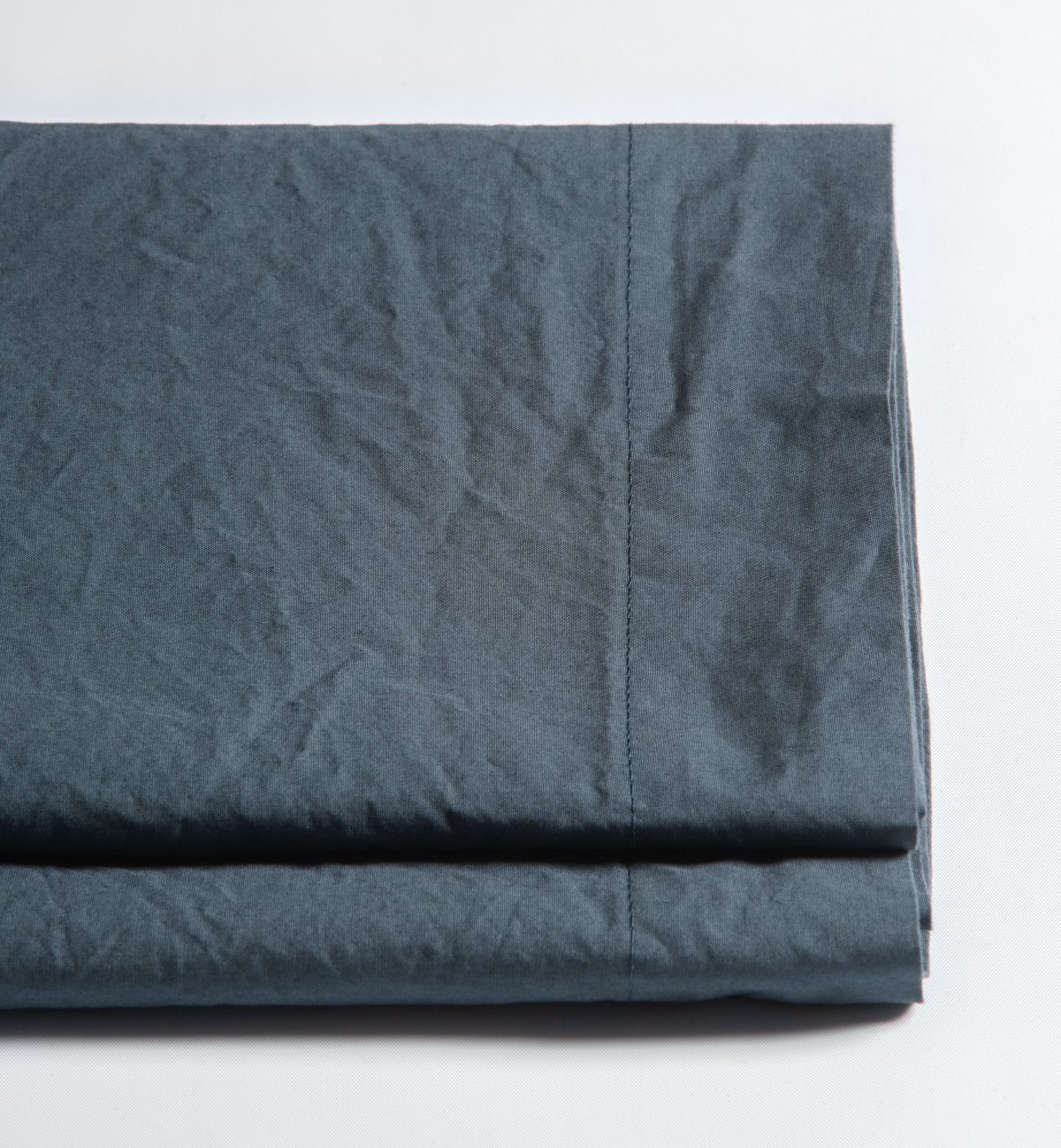 Adult flat sheet in washed Organic Cotton percale