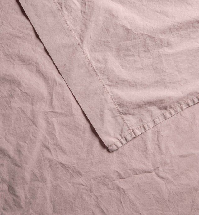 Adult flat sheet in washed Organic Cotton percale