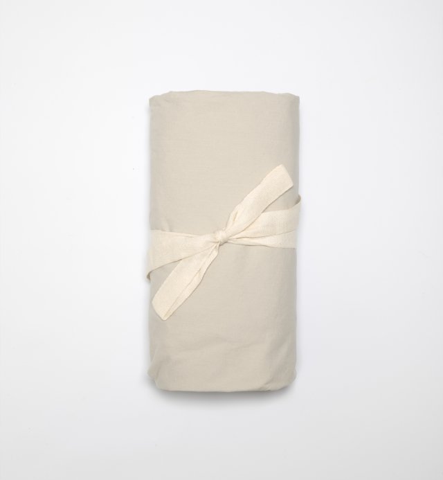 Fitted sheet in Organic Cotton Percale washed child