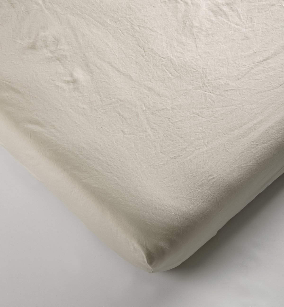 Fitted sheet in Organic Cotton Percale washed child