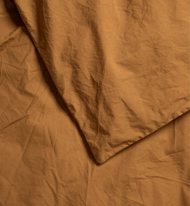 Capa de edredão em percal de algodão orgânico lavado para cama individual 140x200cm