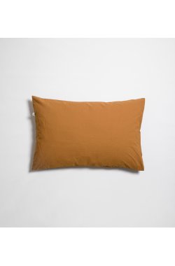 Funda de almohada en percal de Algodón Orgánico lavado