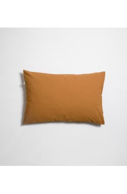 Pillowcase in washed Organic Cotton percale