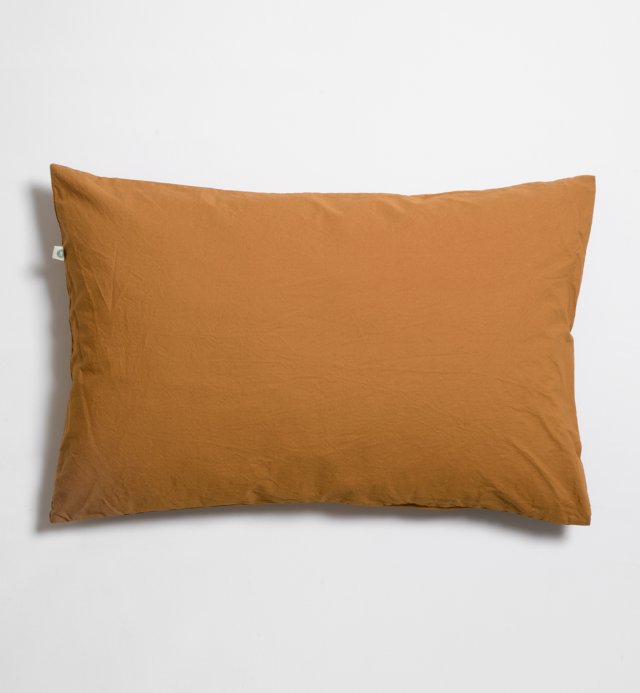 Pillowcase in washed Organic Cotton percale