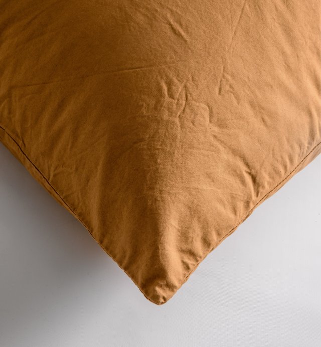 Pillowcase in washed Organic Cotton percale