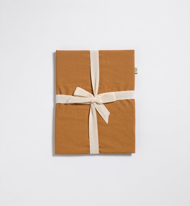 Pillowcase in washed Organic Cotton percale