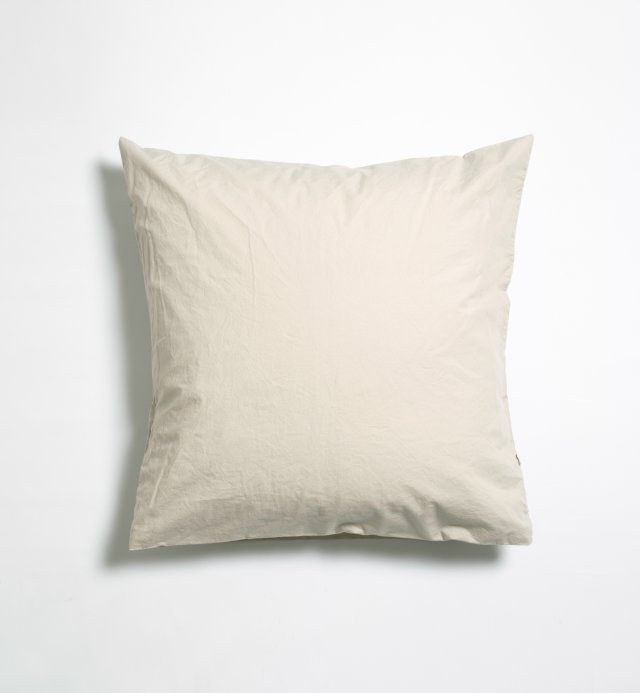 Pillowcase in washed Organic Cotton percale