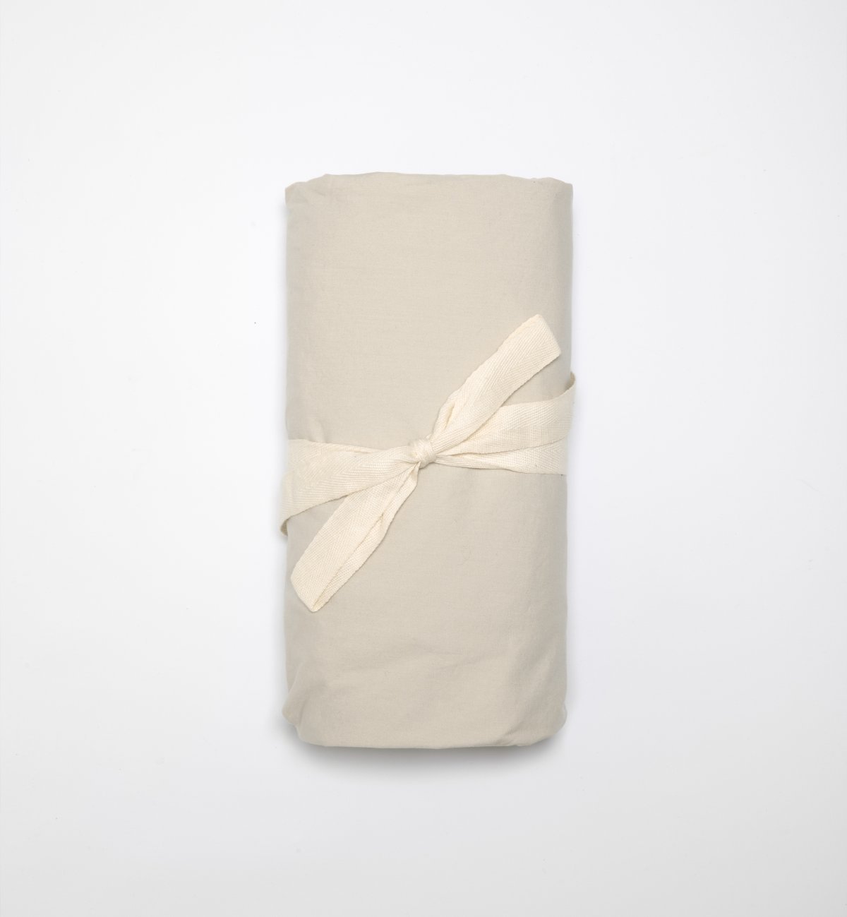 Drap housse Percale de Coton Bio lavé - effet froissé - Adulte