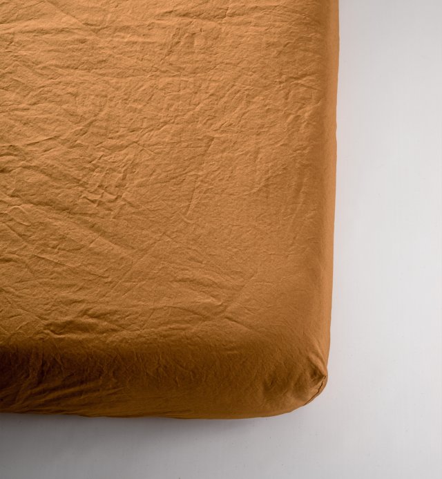 Organic Cotton Percale Fitted Sheet for Adults