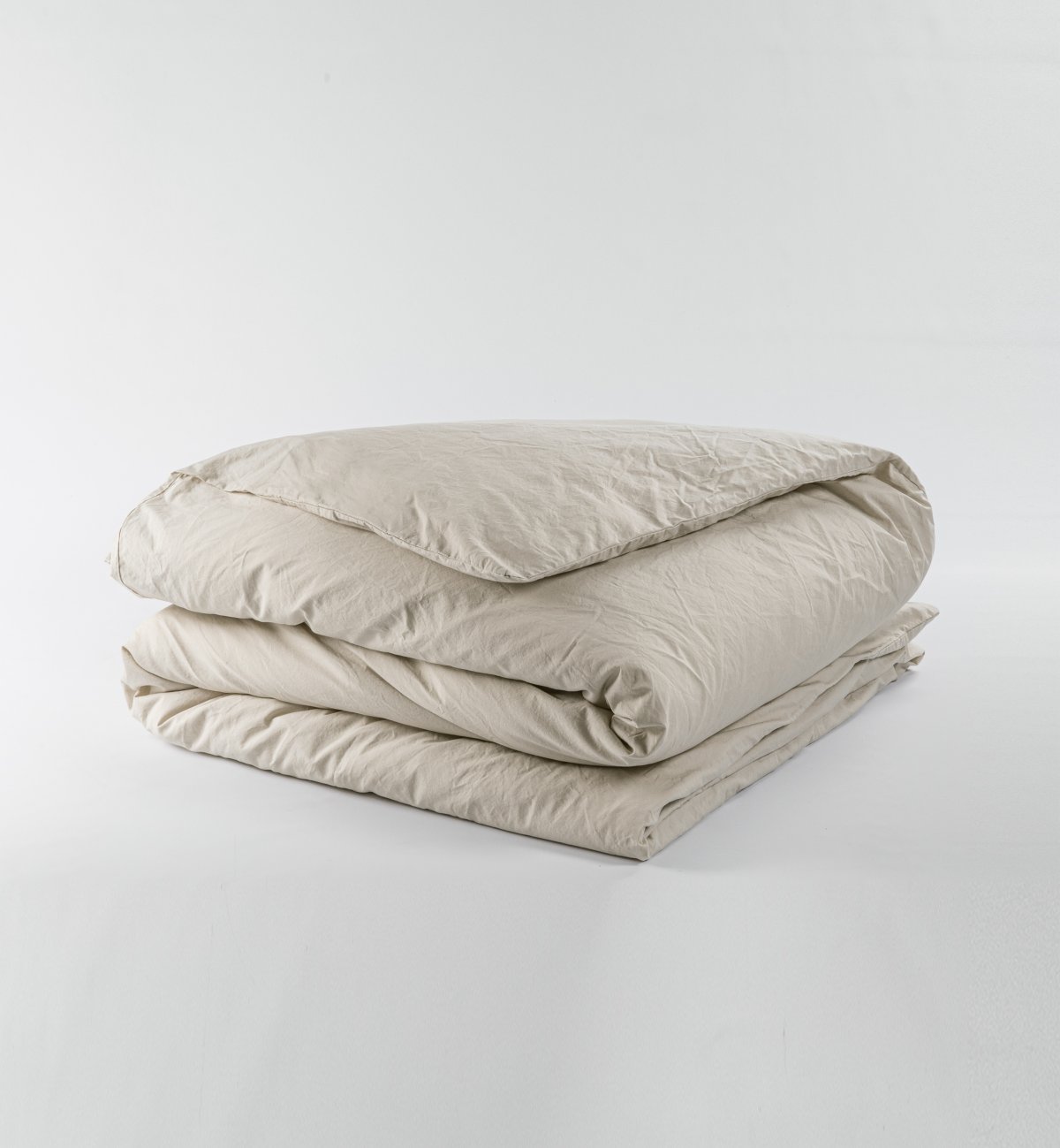 Housse de couette Adulte - Percale de Coton Bio lavé - 220x240 - 240x260cm