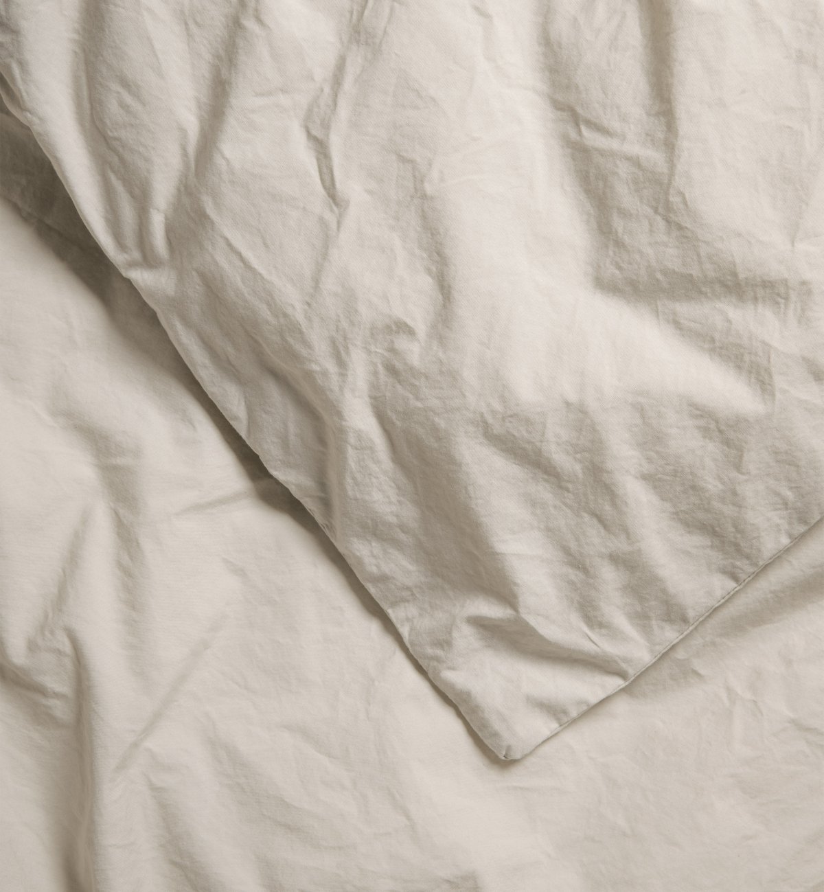 Housse de couette Adulte en Percale de Coton Bio lavé