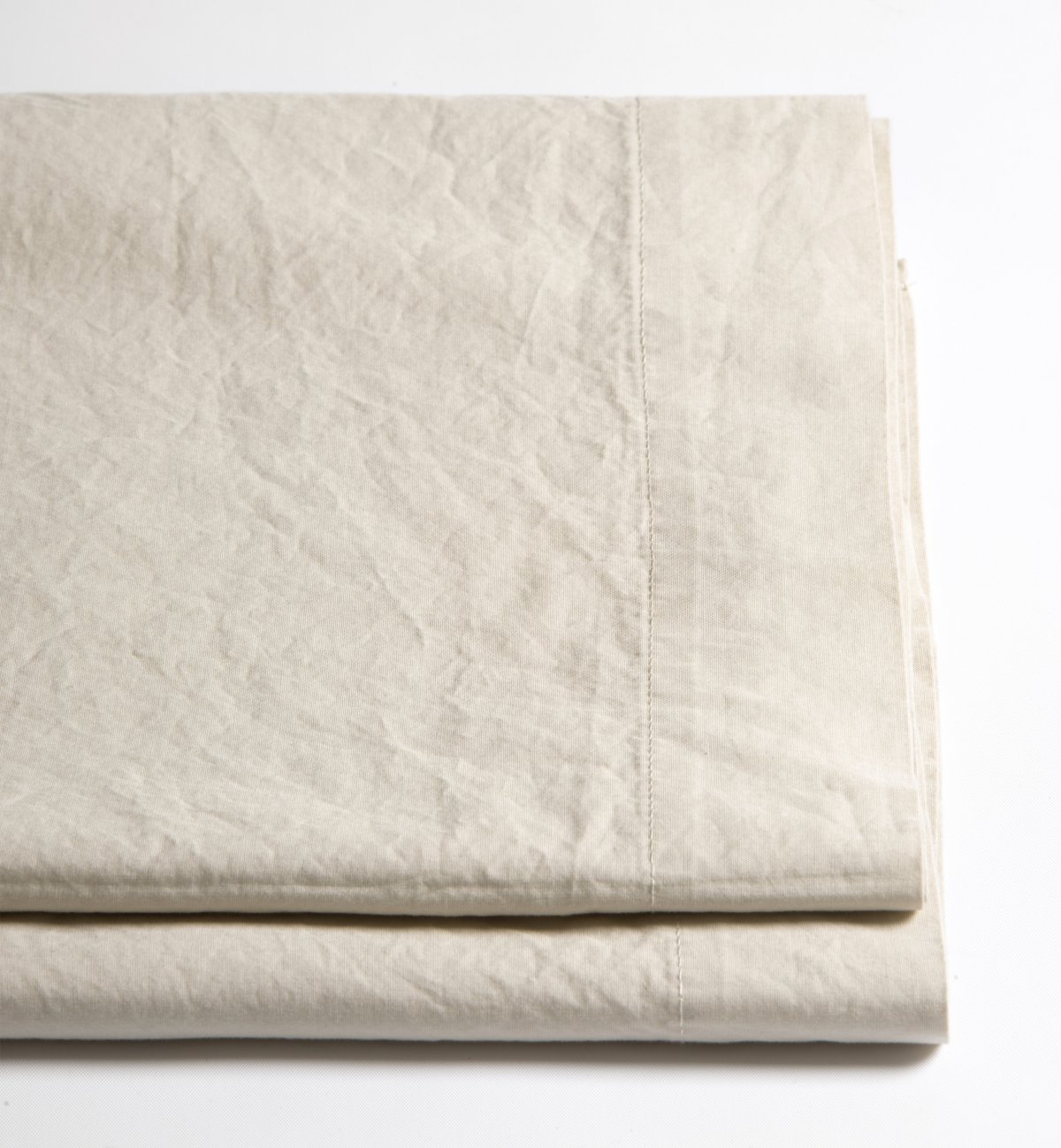 Drap plat Adulte en Percale de Coton Bio lavé