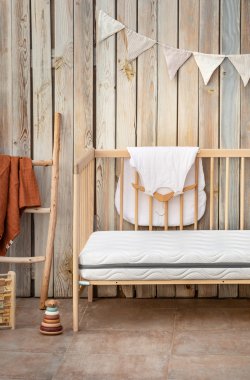 COCOLATEX® mattress set 60x120 cm and Kadolis Organic Cotton sheet