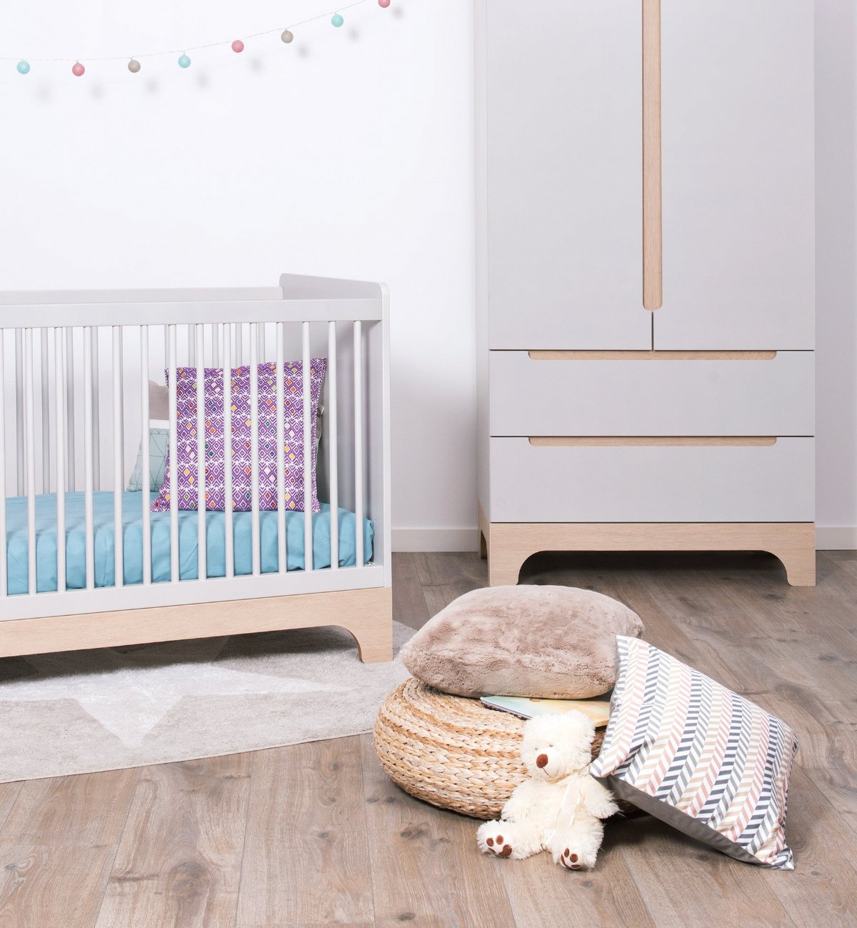 Houten babybed Calvi 60x120 cm Kadolis