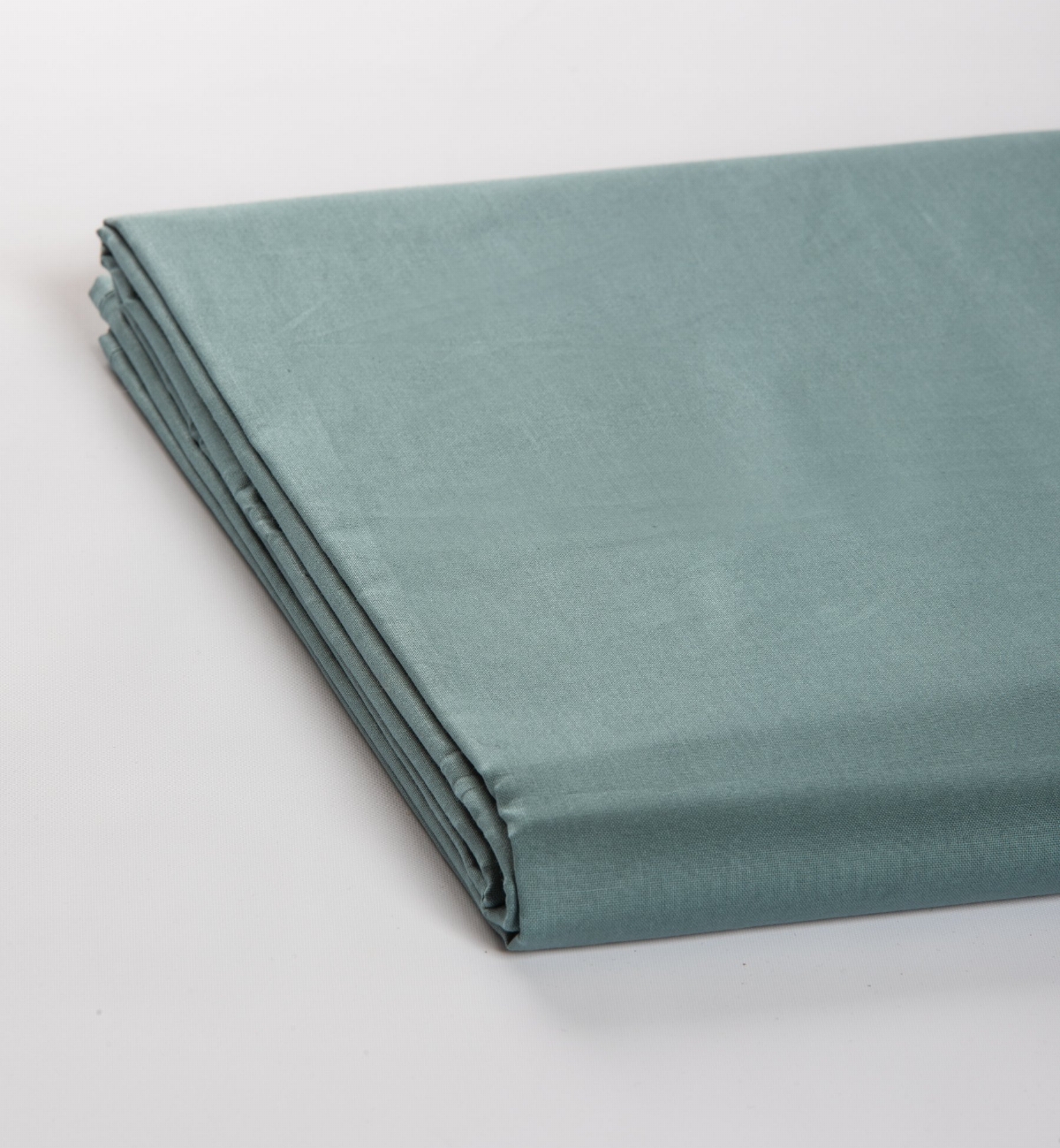 Drap plat uni 2 personnes 100% coton - Gris Clair - 240x300 cm