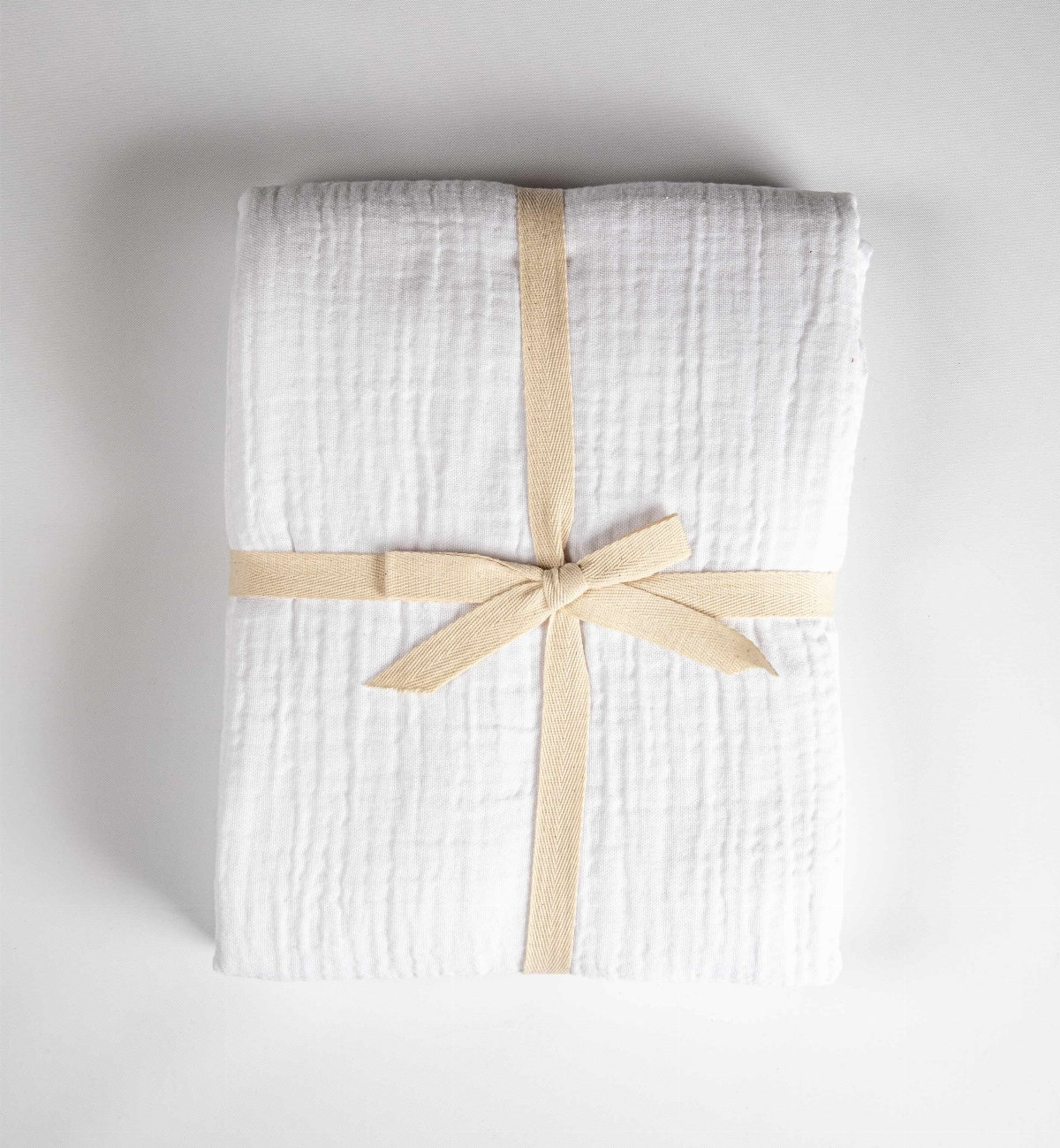 Drap plat pour lit bébé en gaze de Coton Bio