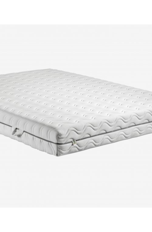 Adult cocolatex mattress with air-conditioning cover in  TENCEL™ Kadolis