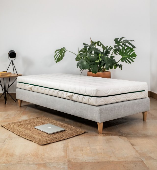 Housse de matelas avec Aloe Vera 90x190cm - 90x200cm