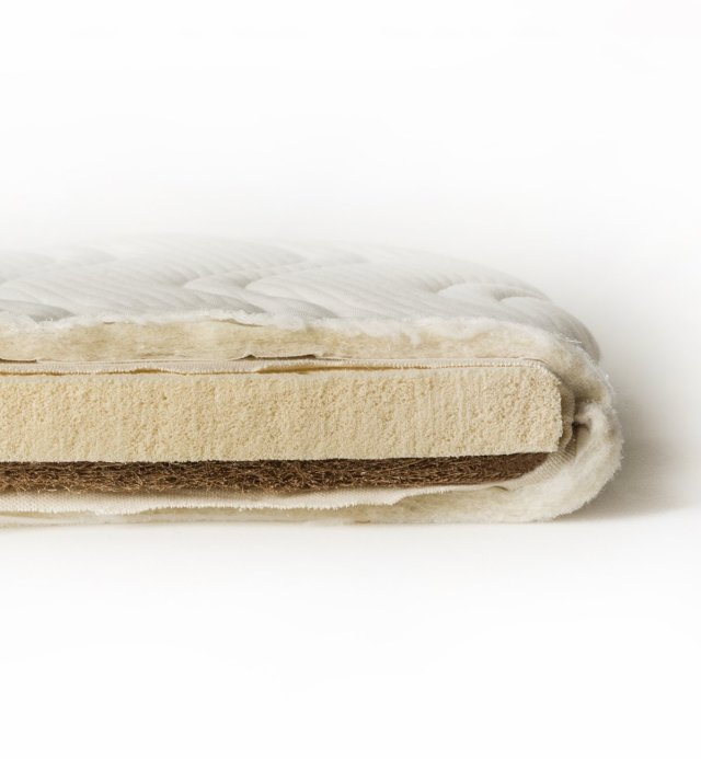 Matelas pour couffin "COCOLATEX®" 76x30 cm déhoussable