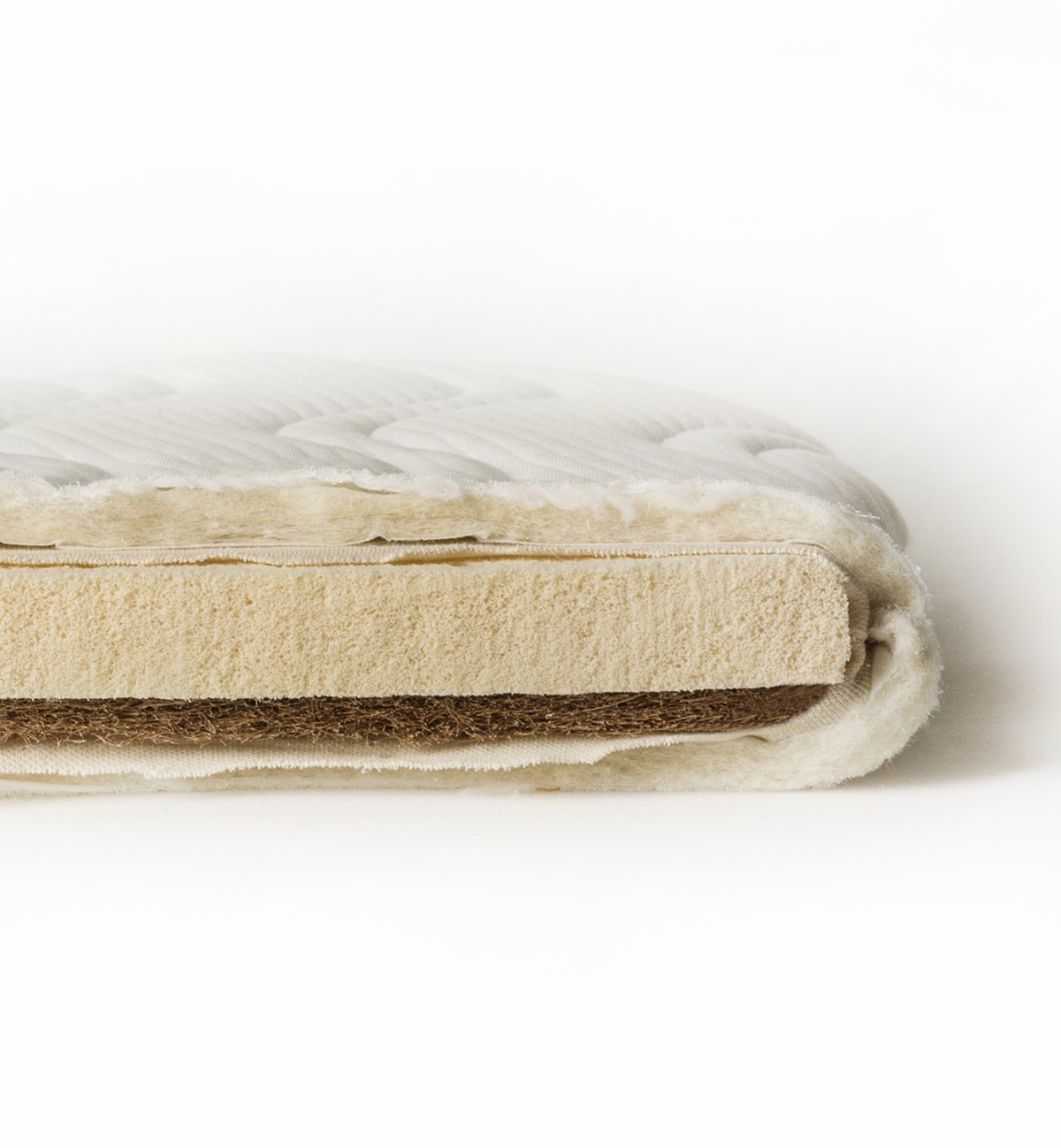 Materasso ovale neonato COCOLATEX® per culletta di vimini 76X30 cm