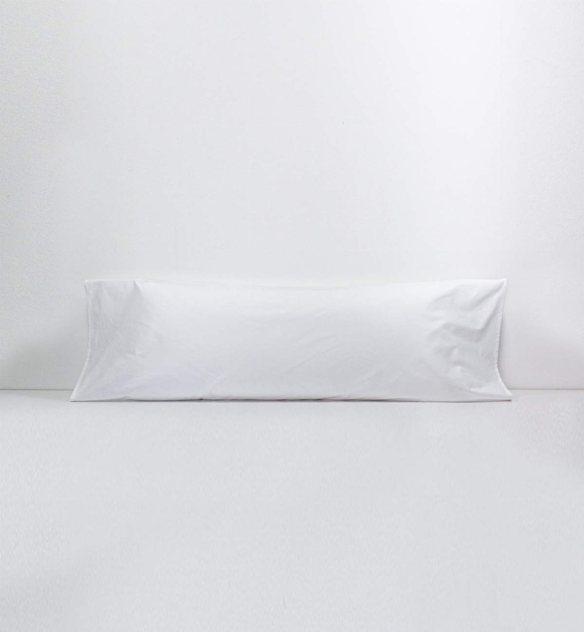 Taie de traversin en percale de coton blanc - Comptoir Textile Hôtelier