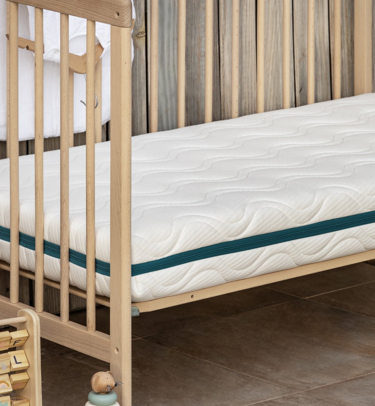 Matelas bébé %dimensions COCOLATEX® Kadolis, un matelas bébé au Confort Naturel et Respirant en Fibres Naturelles