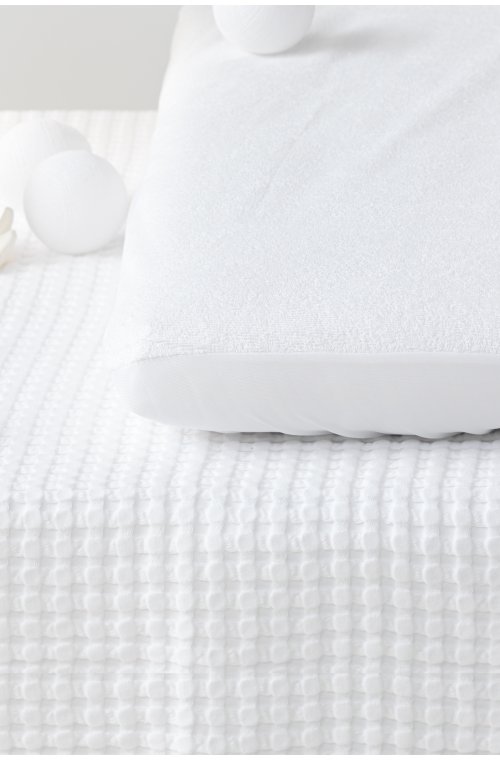 Lot de 2 alèses imperméables pour lit bébé,enfant ou adulte en coton bio