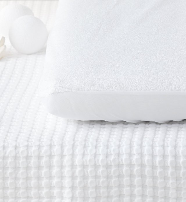 Set di 2 lenzuola impermeabili per letto da neonato, bambino o adulto in cotone biologico - Kadolis