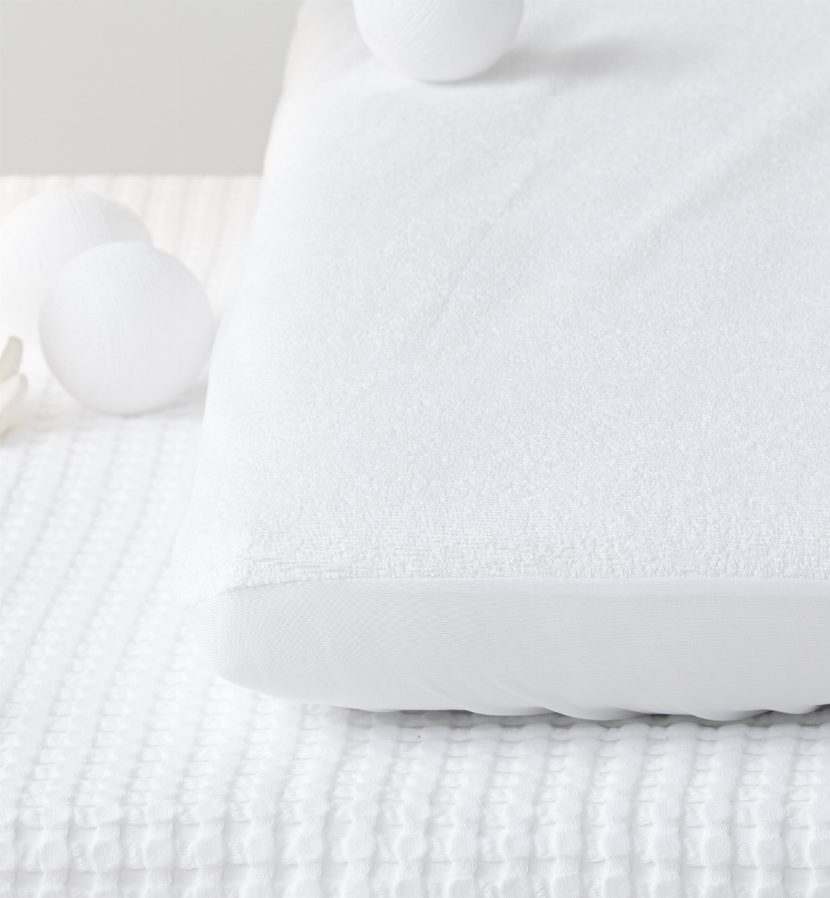 Lot de 2 alèses imperméables pour lit bébé,enfant ou adulte en coton bio- Kadolis