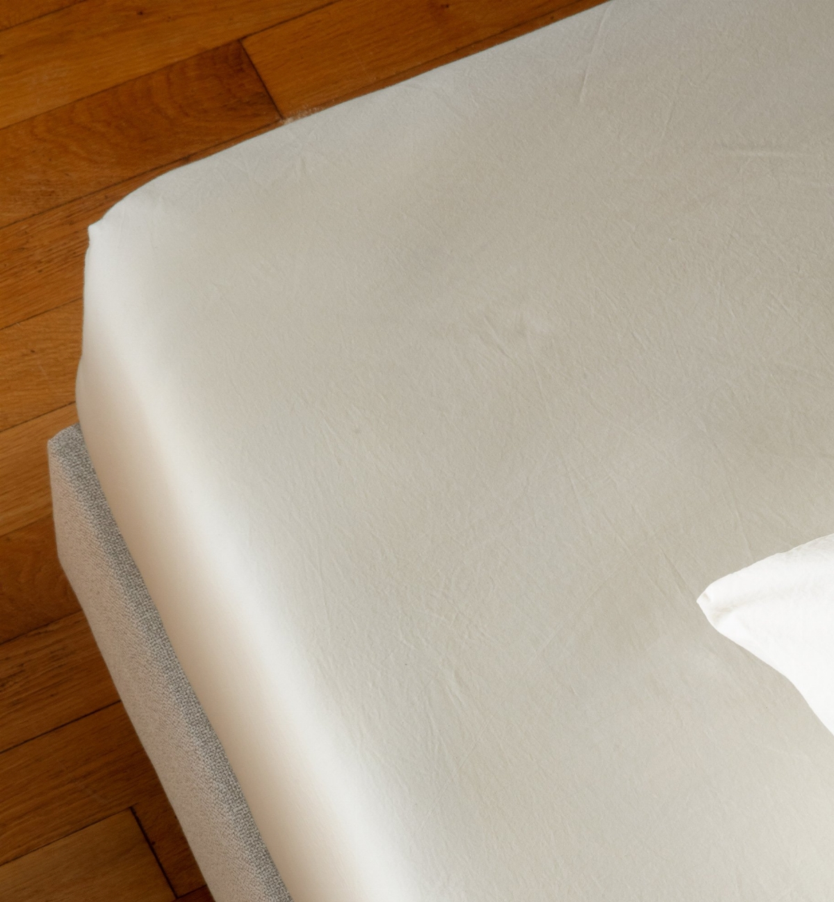 Lot de deux draps housse en coton bio pour enfant ou adulte taille au choix et doux - kadolis
